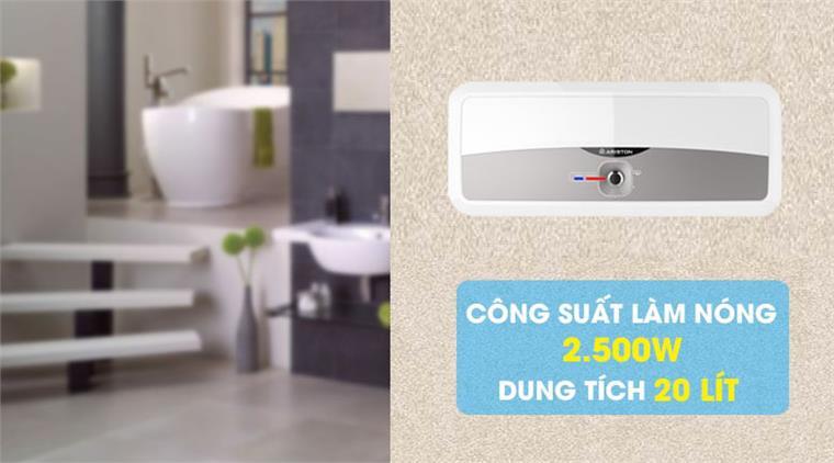 Bình nóng lạnh gián tiếp Ariston 20L SL2 20R MT