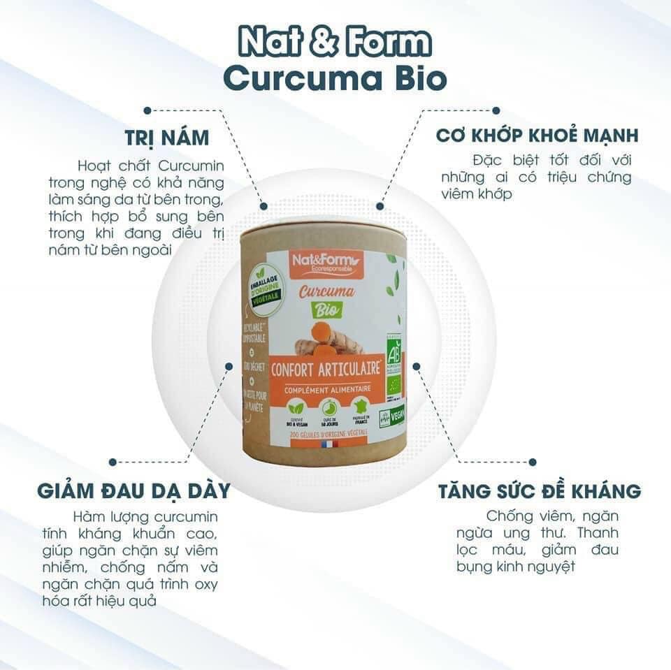 TINH NGHỆ HỮU CƠ NAT & FORM - PHÁP
