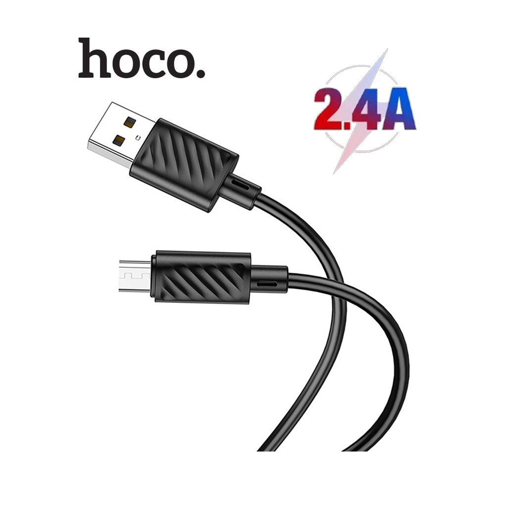 Cáp sạc 2.4A Hoco X88 Micro thiết kế chống gãy gập cho Android dài 1M