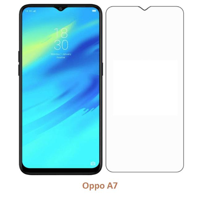Kính cường lực Trong suốt cho Oppo A7