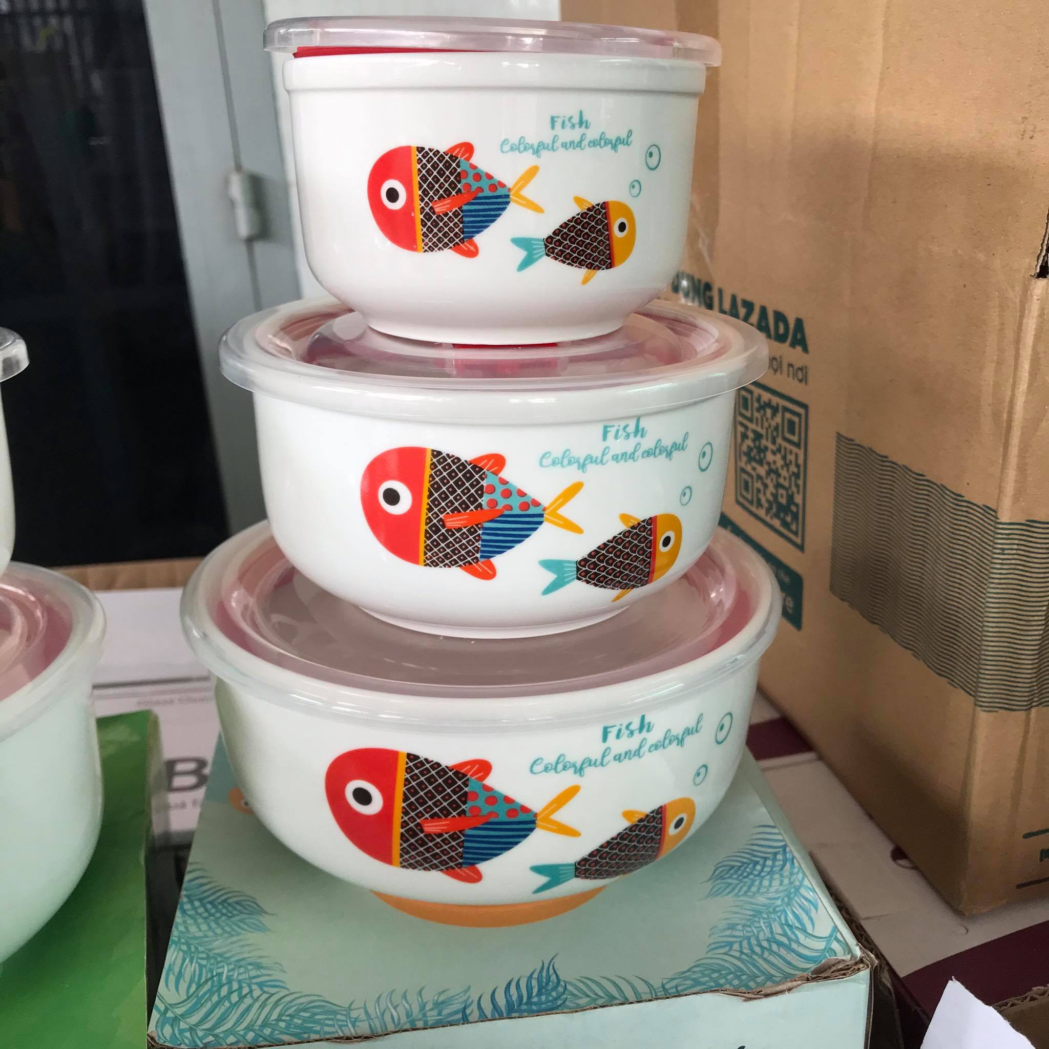 Bộ 2 thố có nắp hút chân không