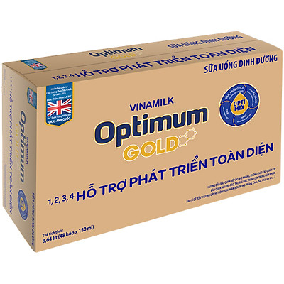 Thùng 48h SBPS Optimum Gold 180ml (Mới)