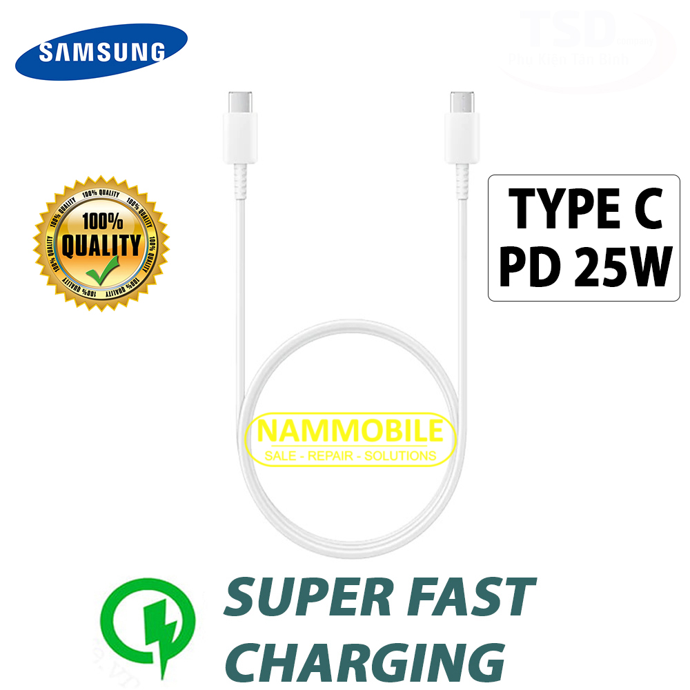 Cáp Sạc Nhanh Type C To Type C 1M8 PD3.0 Samsung Note 10-Note 10 Plus-S20-S20Plus-S20Ultra-S21