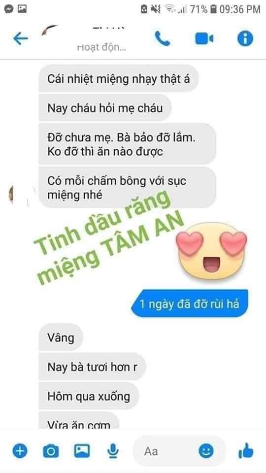 Tinh Dầu Răng Miệng Tâm An 15ml