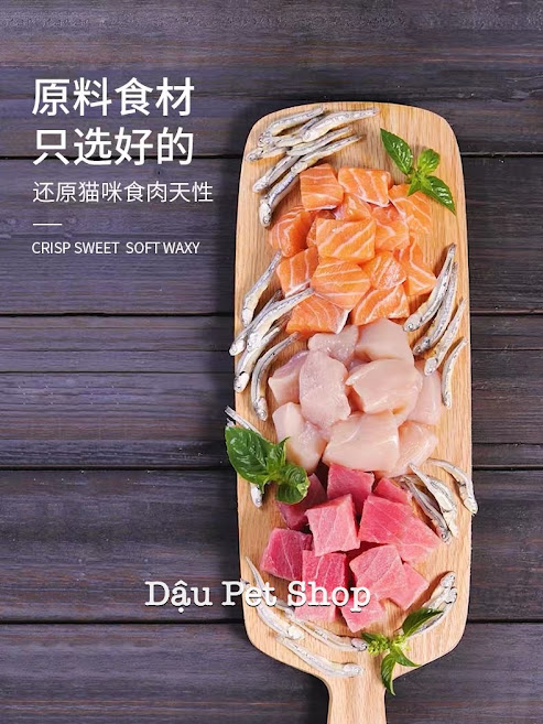 Pate Wanpy Happy 100 Star gói 70g - Thức ăn cho mèo