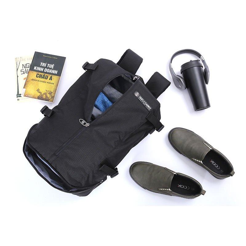 [HCM][FLASH SALE] [Tặng Kèm Vớ] Balo Thời Trang Cao Cấp Simple Carry Mattan 3 Black