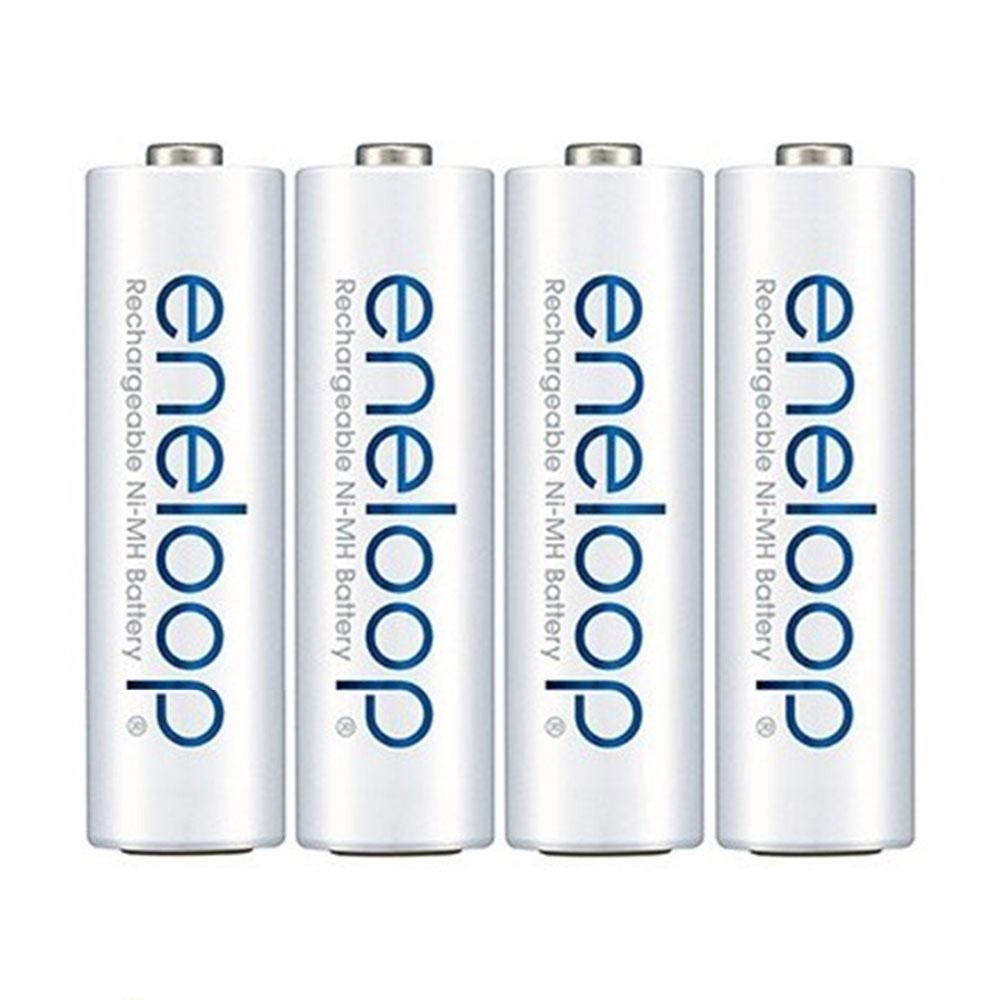 Bộ sạc kèm 4 pin AA Panasonic Eneloop 1900mAh BQ-CC51C Basic (Trắng)