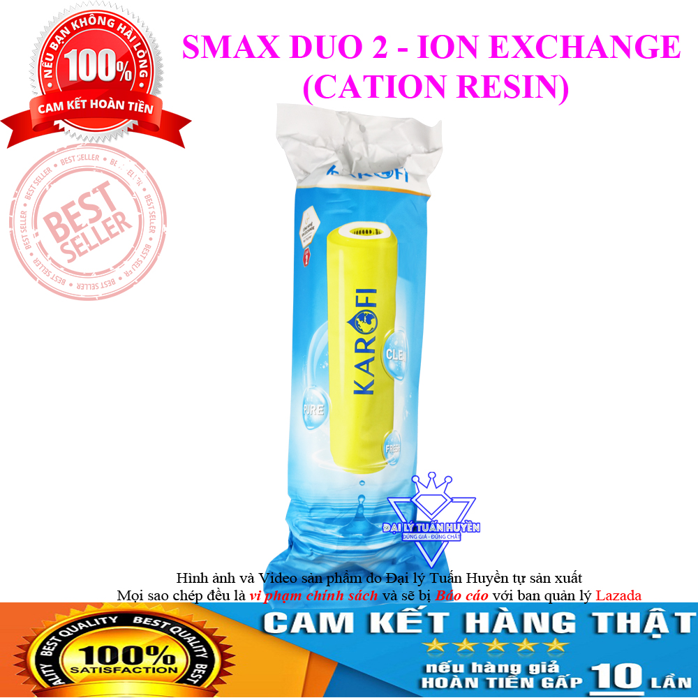 Bộ 3 lõi lọc Karofi xử lý nước cứng ( Nước nhiễm đá vôi)