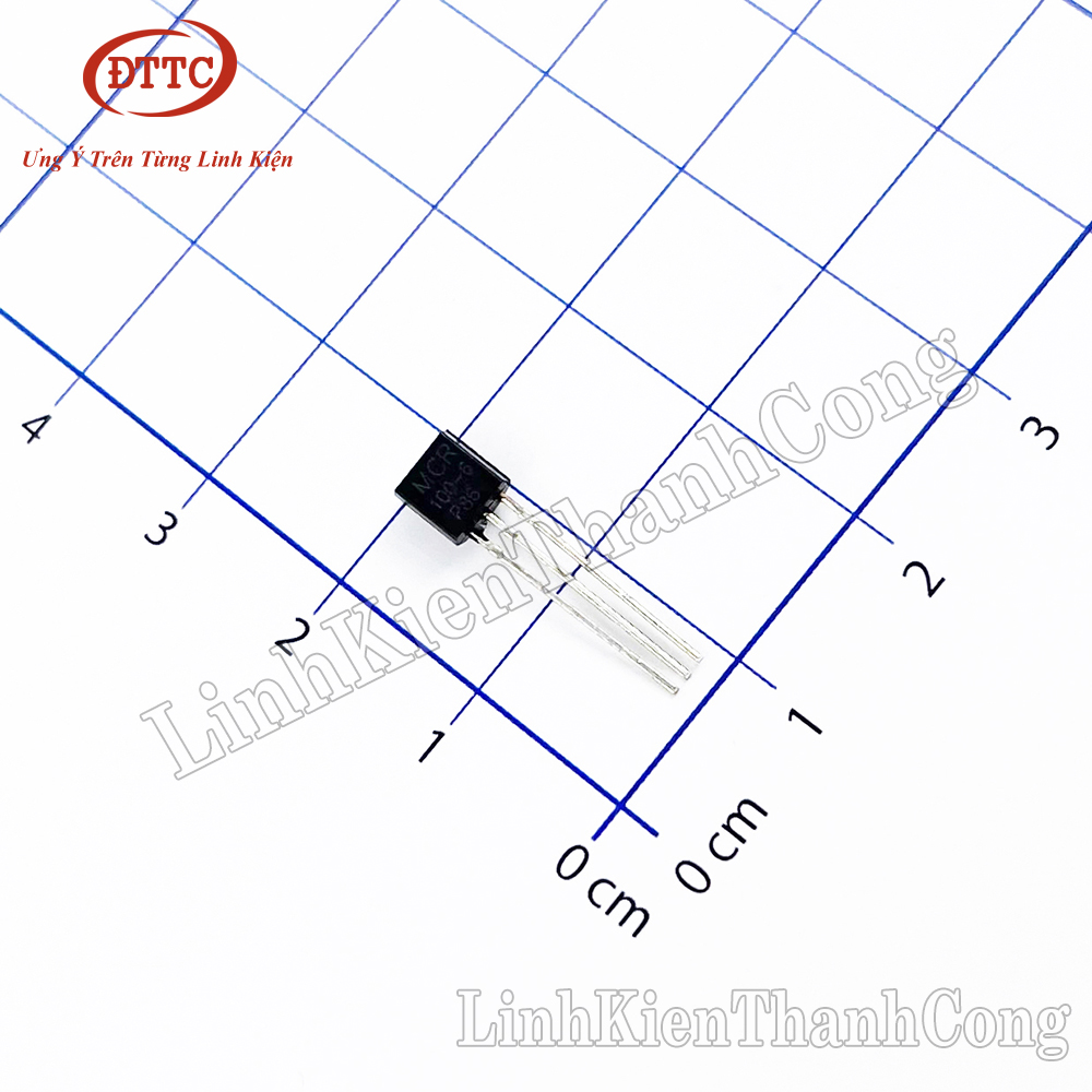 Mcr100-6 scr 0.8a 400v to92 chân đồng