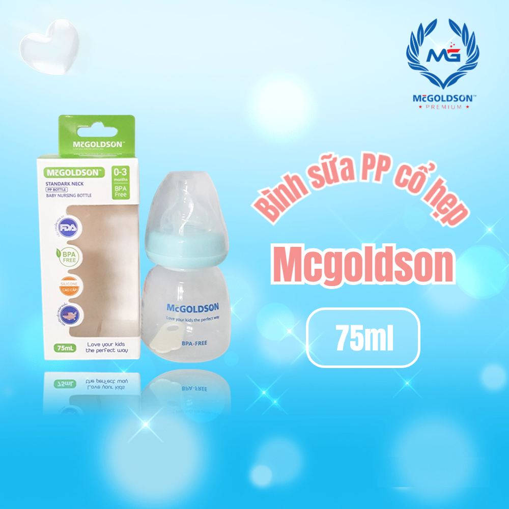 [HCM]Bình sữa PP McGOLDSON 75ml
