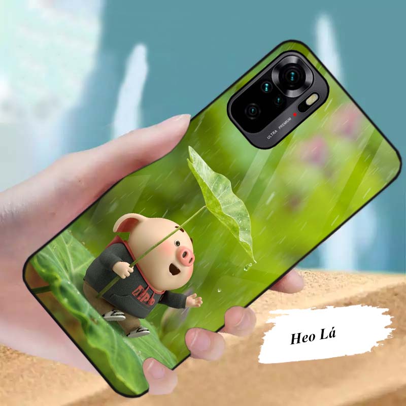 Ốp Xiaomi Redmi Note 10, Note 10s, Note 10 Pro, Note 10 5G Lưng Kính Cường Lực Sáng Bóng