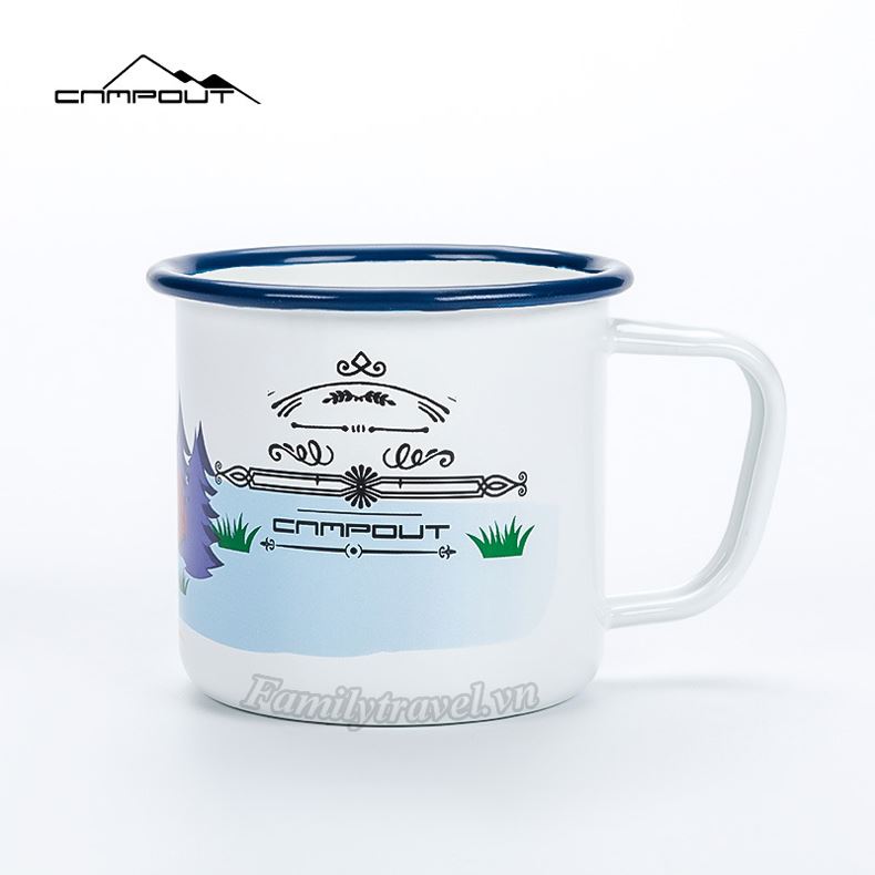 Cốc tráng men sứ uống nước - Cốc ly uống trà, pha cà phê
