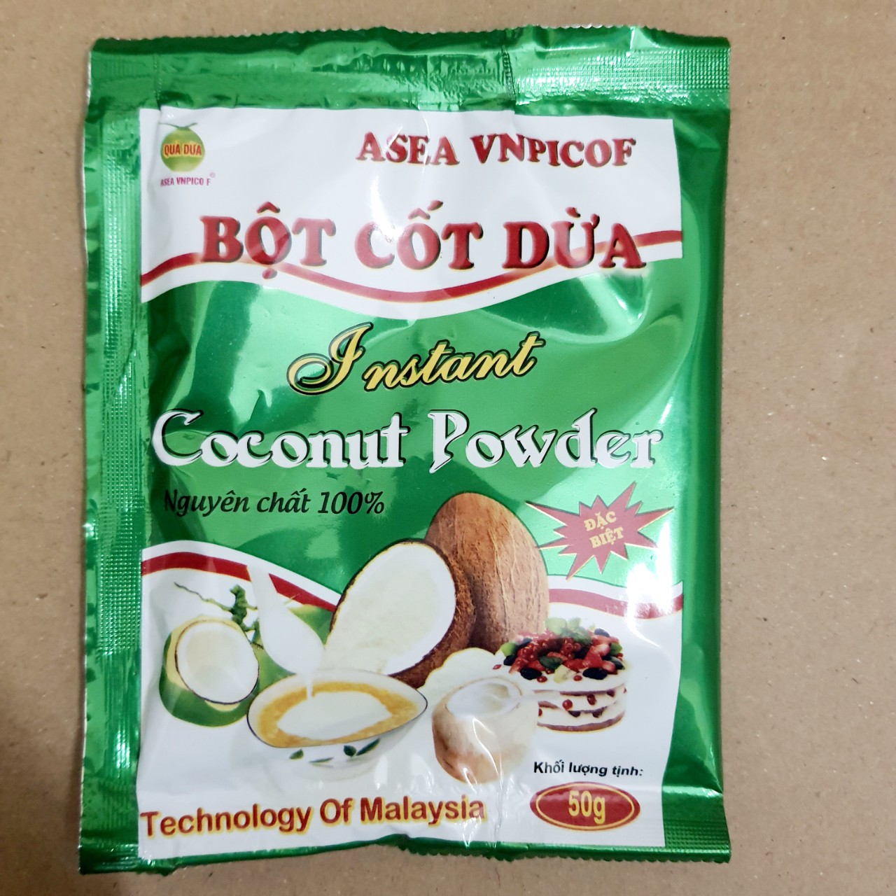 Bột cốt dừa / bột cốt dừa lá dứa 50g