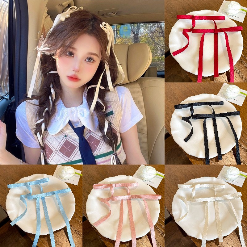 Set 2 Dây Buộc Tóc Nơ Thời Trang Hàn Quốc