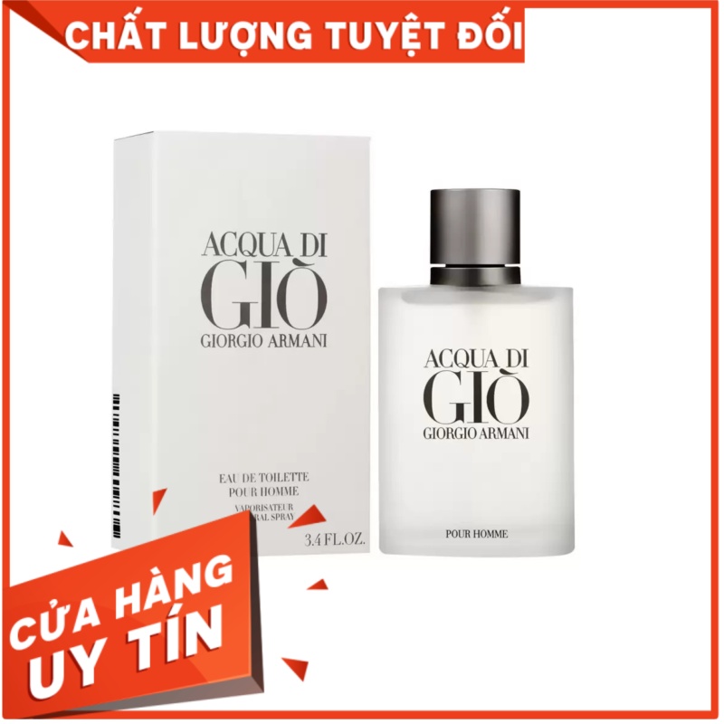 [HÀNG XÁCH TAY ] Nước Hoa Nam Acqua Di Gio Giorgio Armani  Pour Homme 100ML- Một mùi hương nam tính sinh ra từ những gì tinh túy nhất của biển khơi nhập khẩu