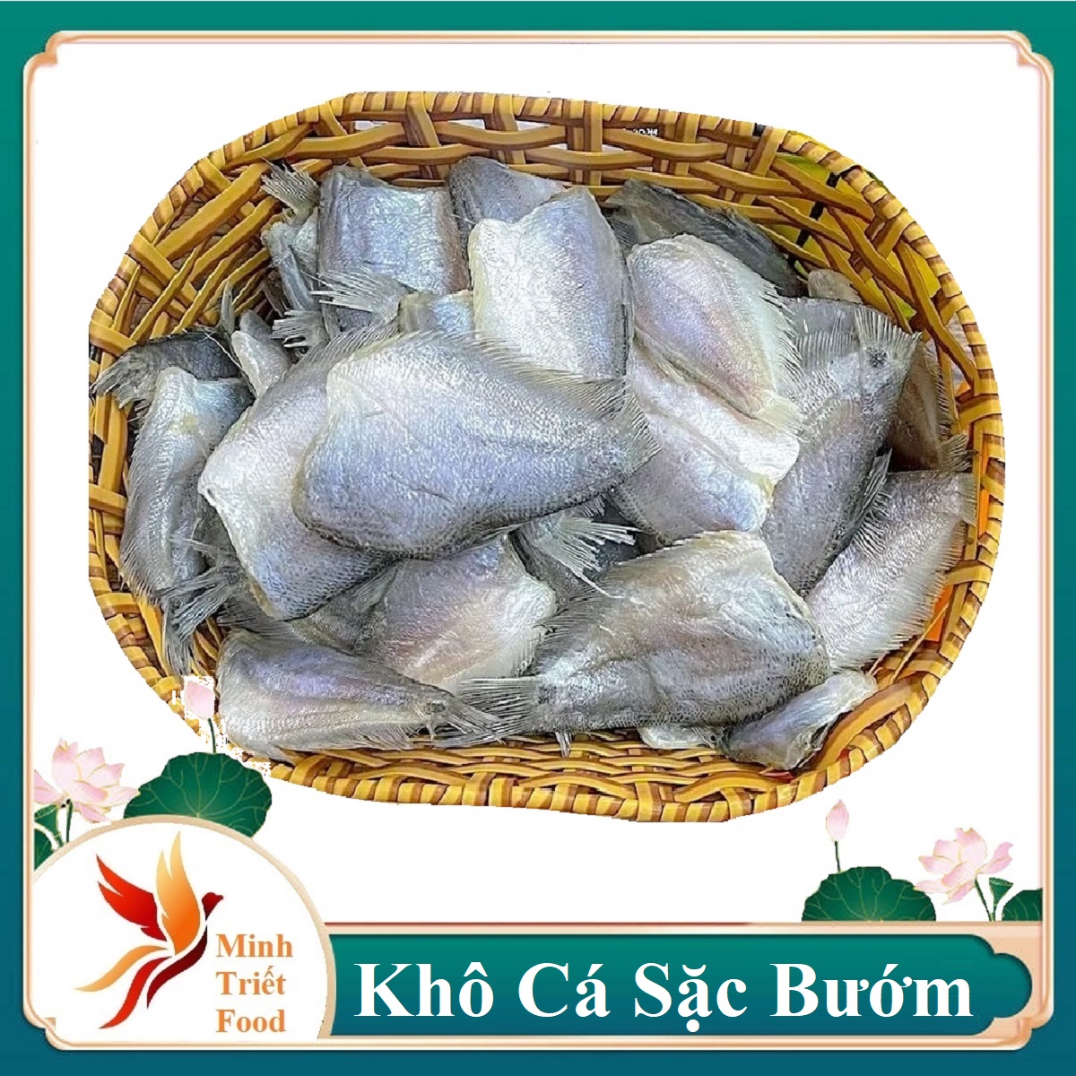 KHÔ CÁ SẠC BƯỚM Khô Cá Sạc Đồng đặc sản CÀ MAU chính gốc tự nhiên Vàng Ươm -Ăn Là Ghiền- đồ ăn vặt