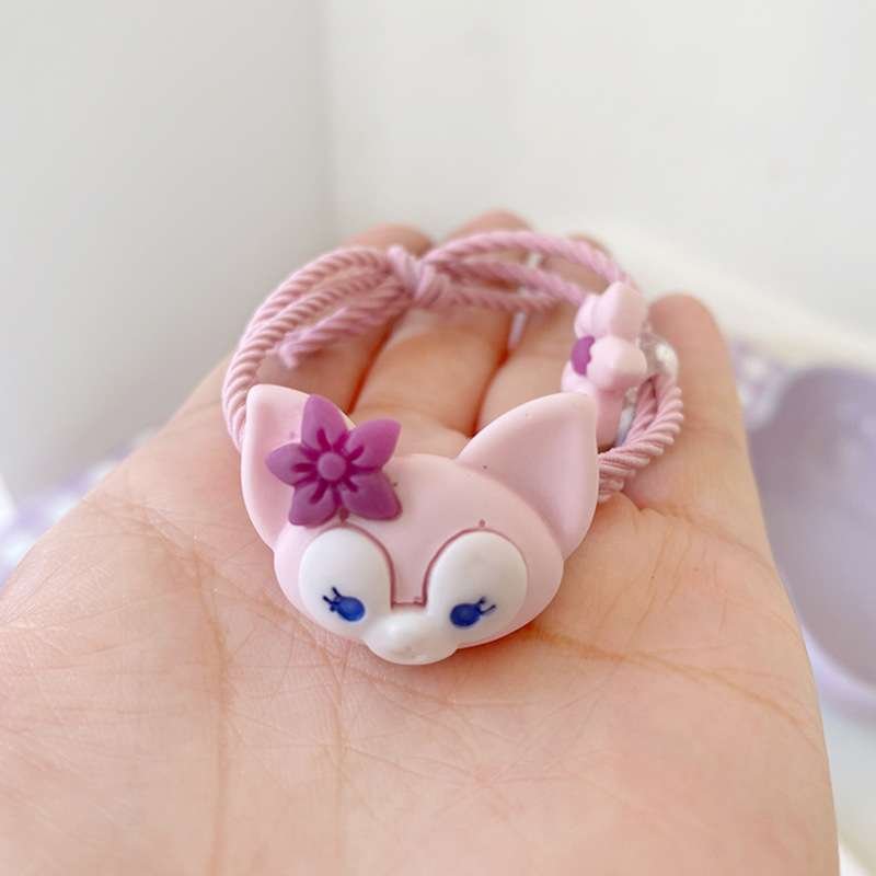 Set 5 Cột Tóc Vải Hình Thỏ. Set dây cột tóc dễ thương, đóng yêu cho bé