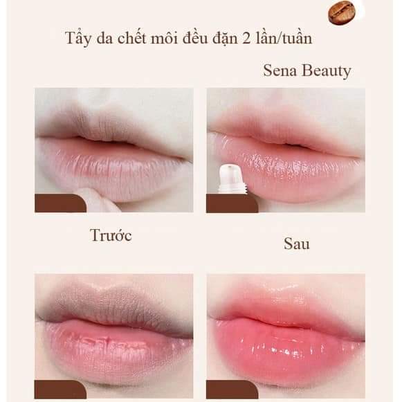 Tẩy tế bào chết môi Cà Phê