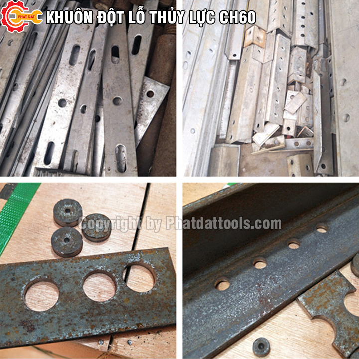 Khuôn đột cho đầu đột thủy lực PADA CH60