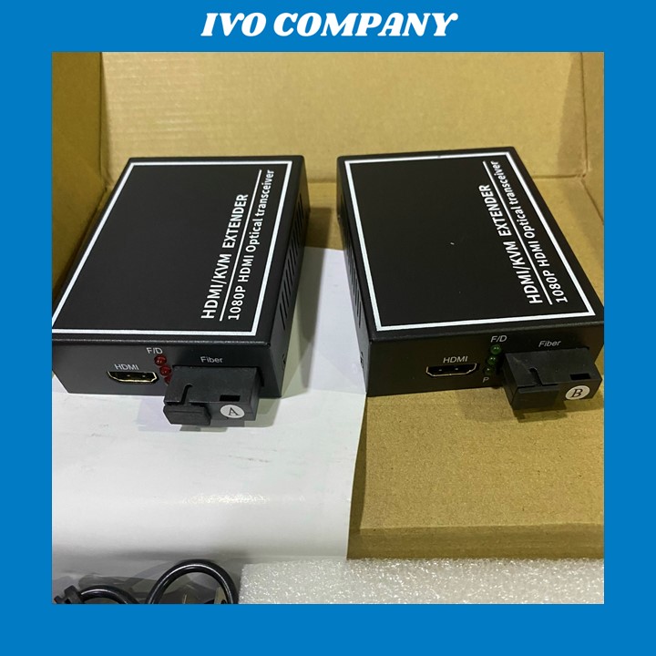 Cặp Converter Chuyển Đổi HDMI Sang Cáp Quang 1080P