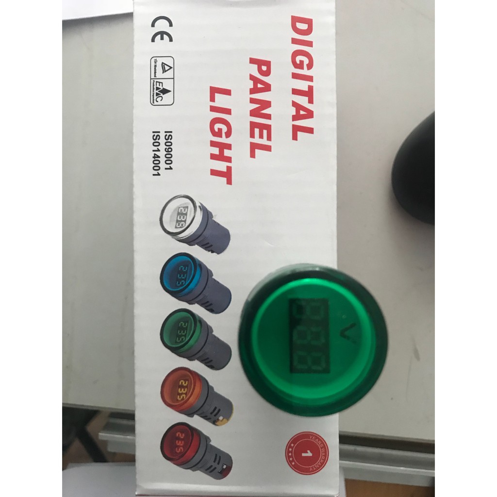 Đèn báo Volt AD16 -22FSV phi 22 vàng