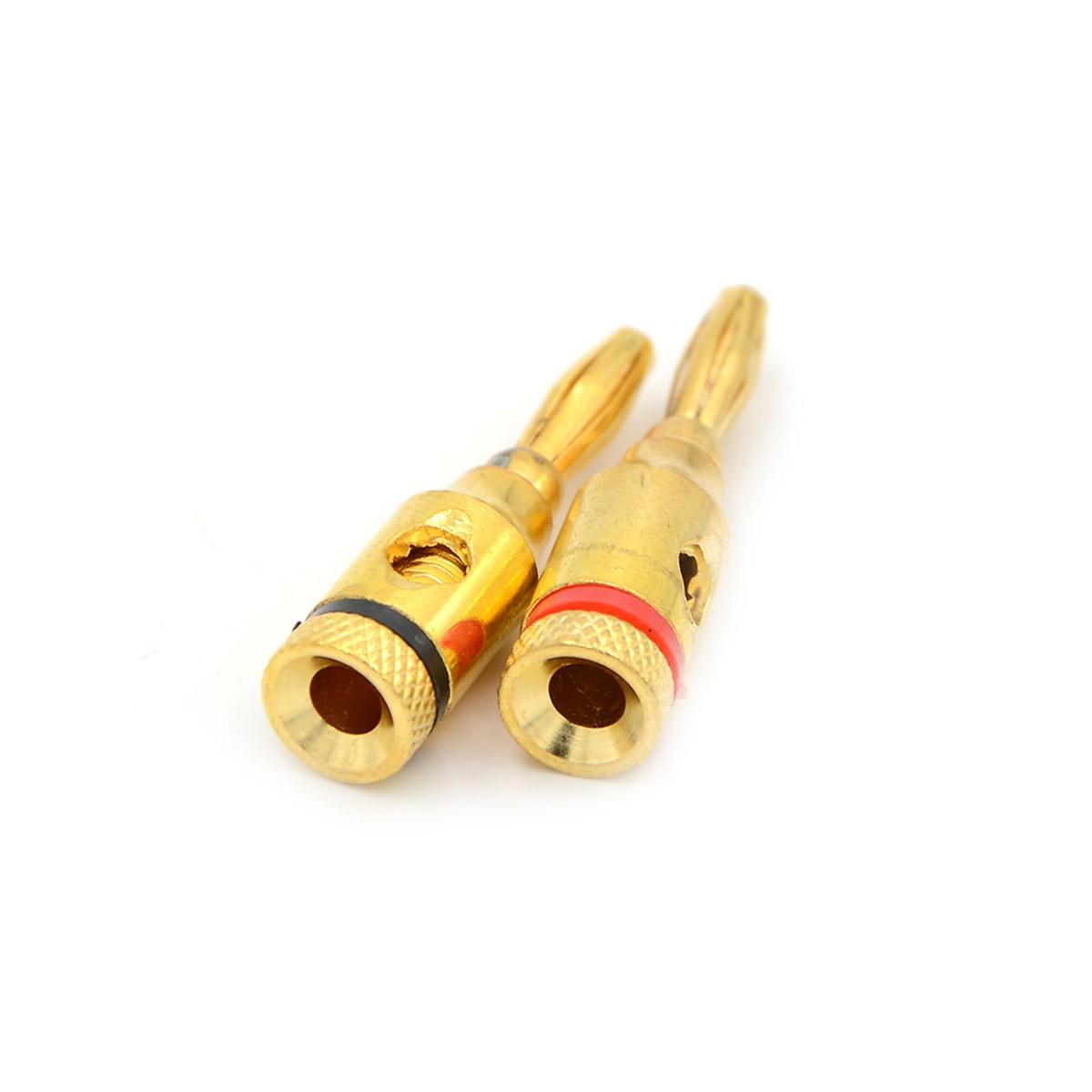 Bộ 04 Jack Loa Bắp Chuối Mạ Vàng Cao Cấp