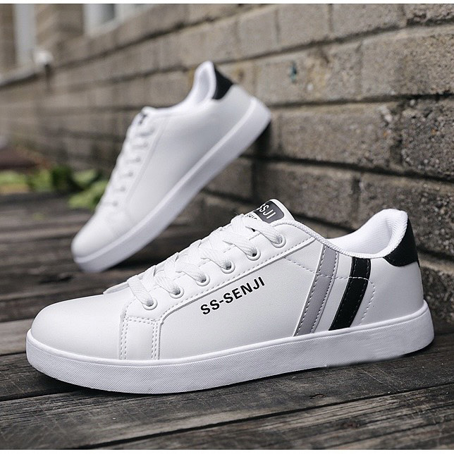Giày Nam Sneaker Thể Thao - SENJII Kiểu Dáng Mới