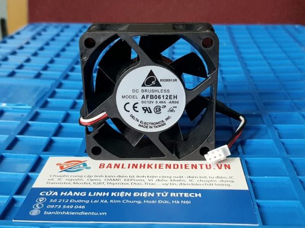 Quạt delta afb0612eh 12v 0.48a 60×60×25mm