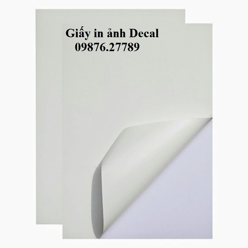 Giấy In Ảnh Decan A4 Định Lượng 135g - 1 Tập 50 Tờ (Bóc Dán)