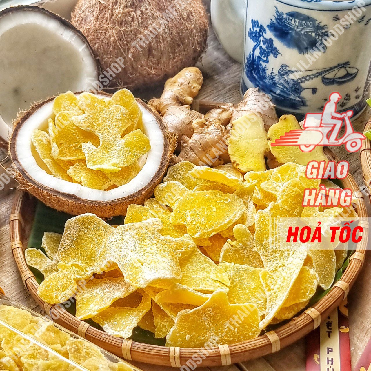 Mứt Gừng Huế - Lon 350gr