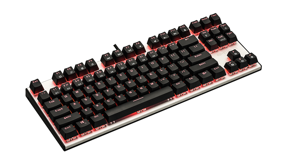 Phím cơ E Dra EK3087 Blue/ Red Led BH 2 năm