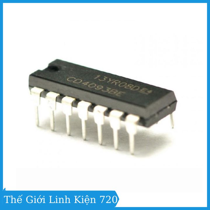 Bộ 3 linh kiện điện tử IC CD4093