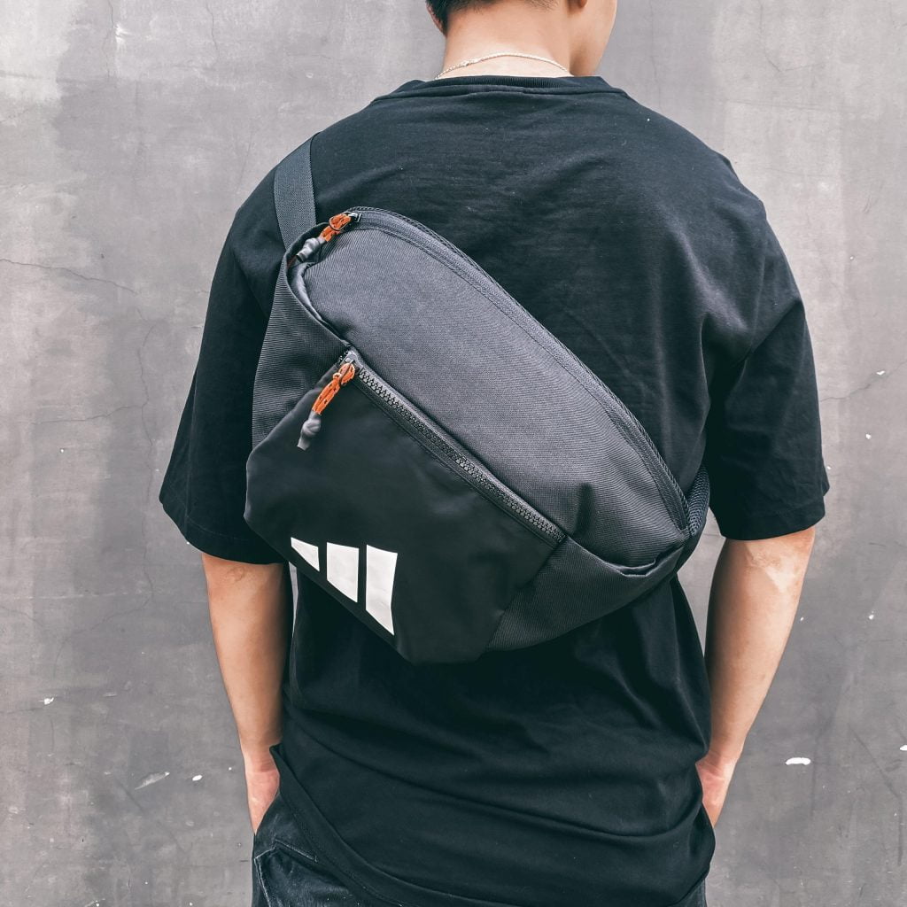 Túi bao tử Adidas FJ1122 [size to đựng ipad, notebook, ĐT...]