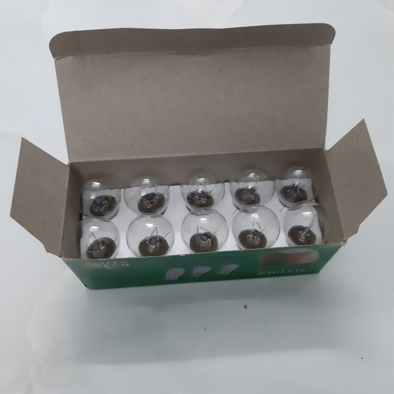 Hộp 10 bóng đèn phanh 2 tóc 12V-21W