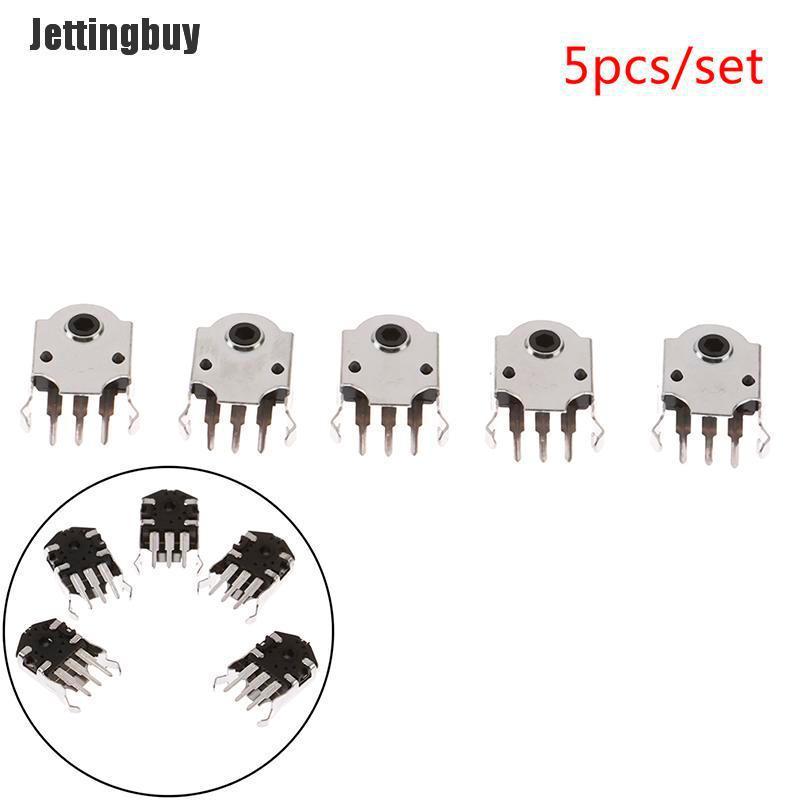 Jettingbuy 5Pcs 9mm Rotary Mouse Scroll Wheel Encoder For PC Mouse encoder
