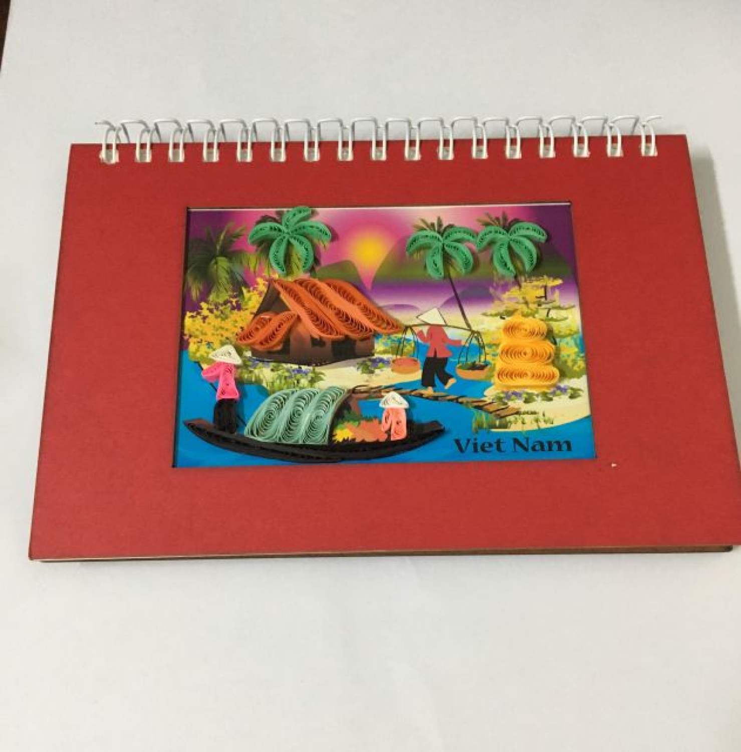 Sổ lưu niệm giấy xoắn độc đáo (16cm x 11cm)