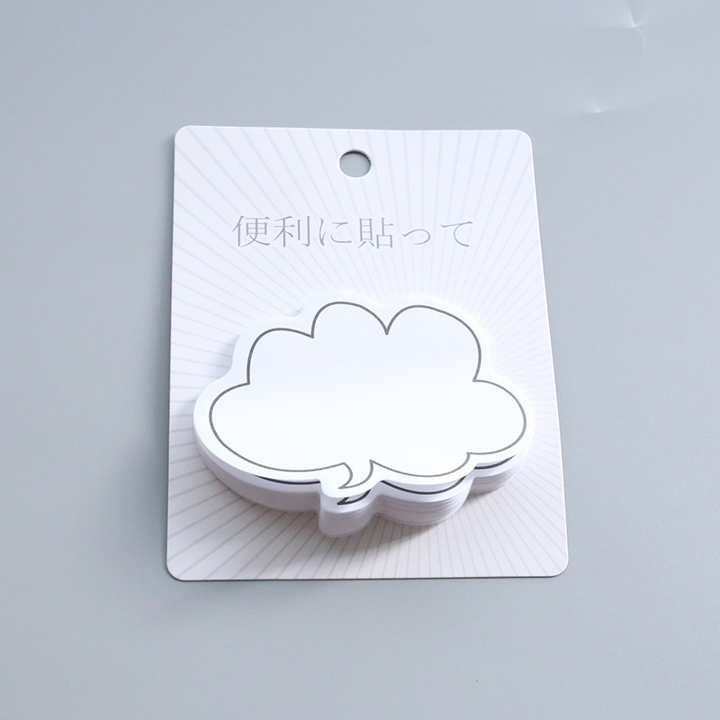 Giấy note mini trắng "Trò Chuyện" (30 trang) - Sticker - Ghi chú nhanh