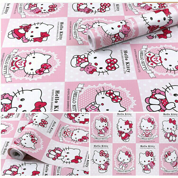 Cuộn 10 Mét Giấy Dán Tường Khổ 45cm Có Keo KS017 - Kitty