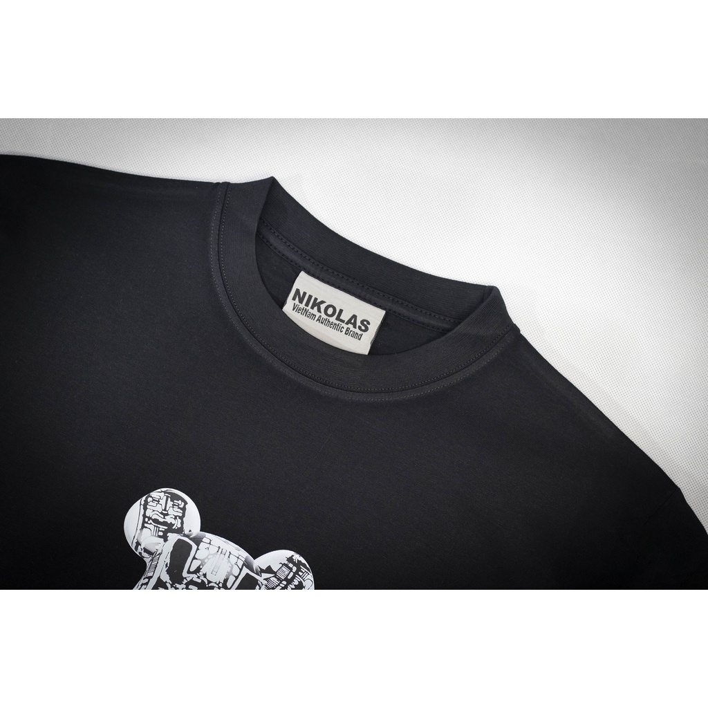 Áo thun Unisex Nikolas 100% Cotton BE@RBRICK