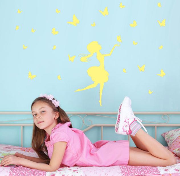 Decal trang trí Cố Gái - Dạ Quang