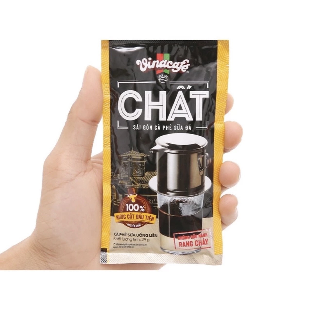 CÀ PHÊ SỮA VINACAFE CHẤT THƠM ĐẬM VỊ (10 GÓI *29g), cafe chất vinacafe