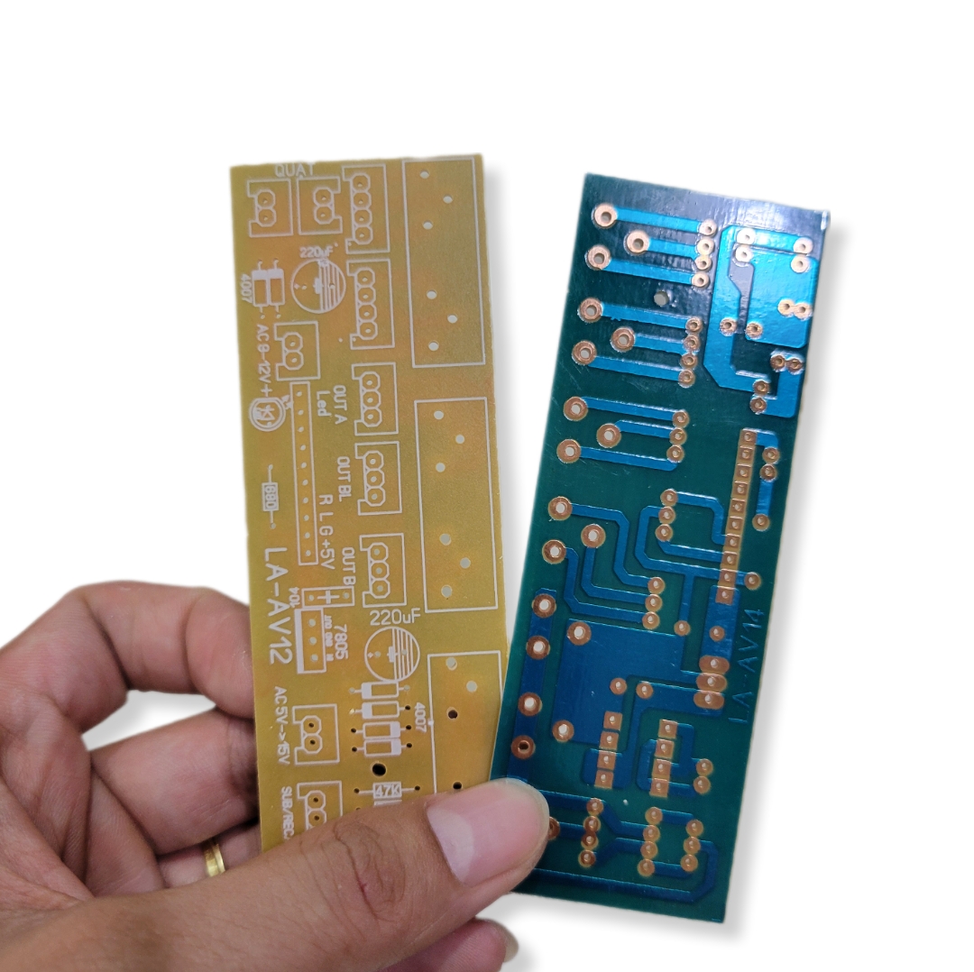 mạch in pcb trạm av bo đuôi av ampli