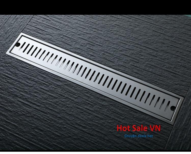 Ga thoát sàn loại dài 40cm, inox 304