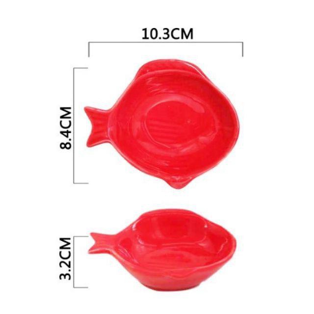 Bát chén sứ hình cá nhỏ cho bé ăn dặm kiểu Nhật - 40ml