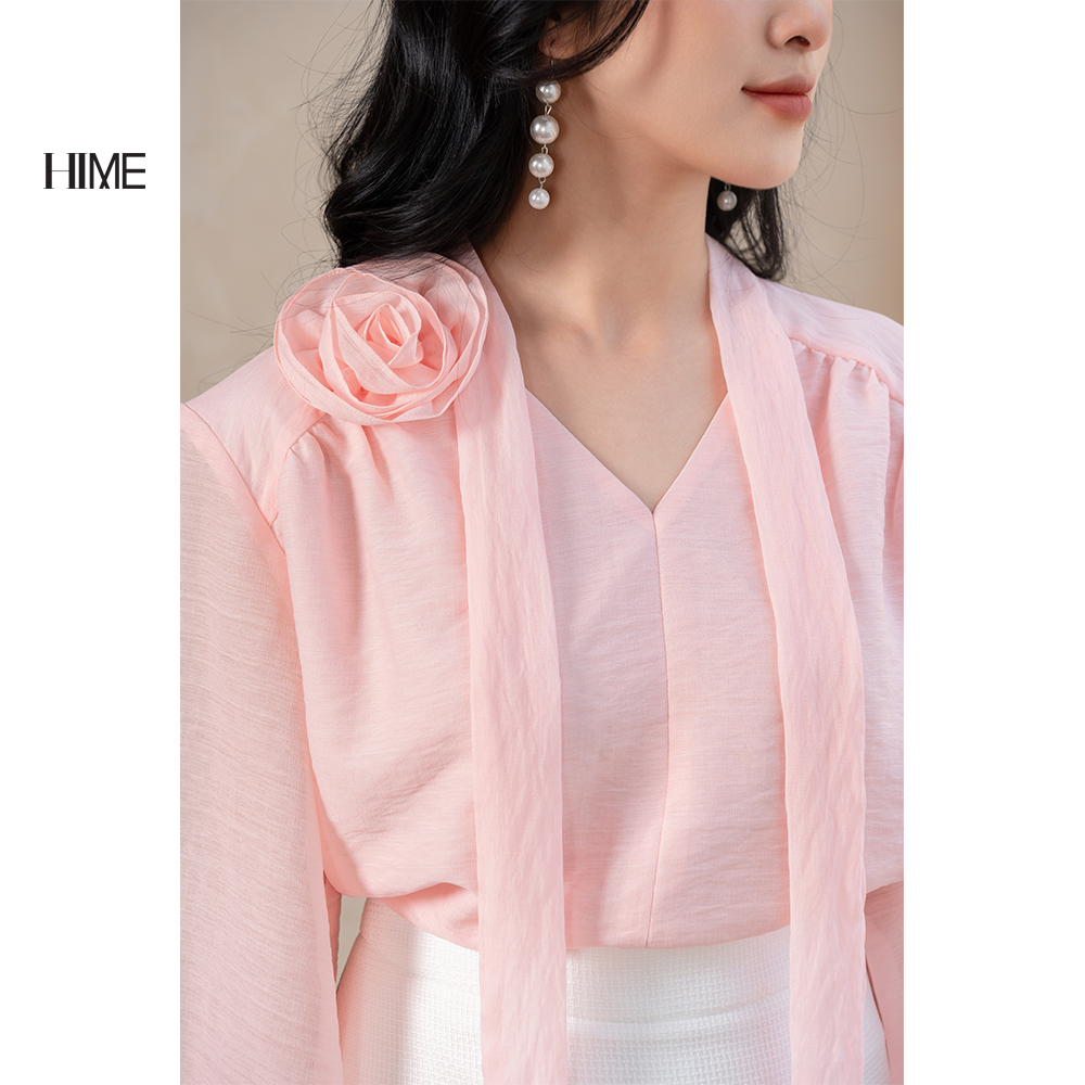 Áo sơ mi tay bồng HIME H295BF1A0323