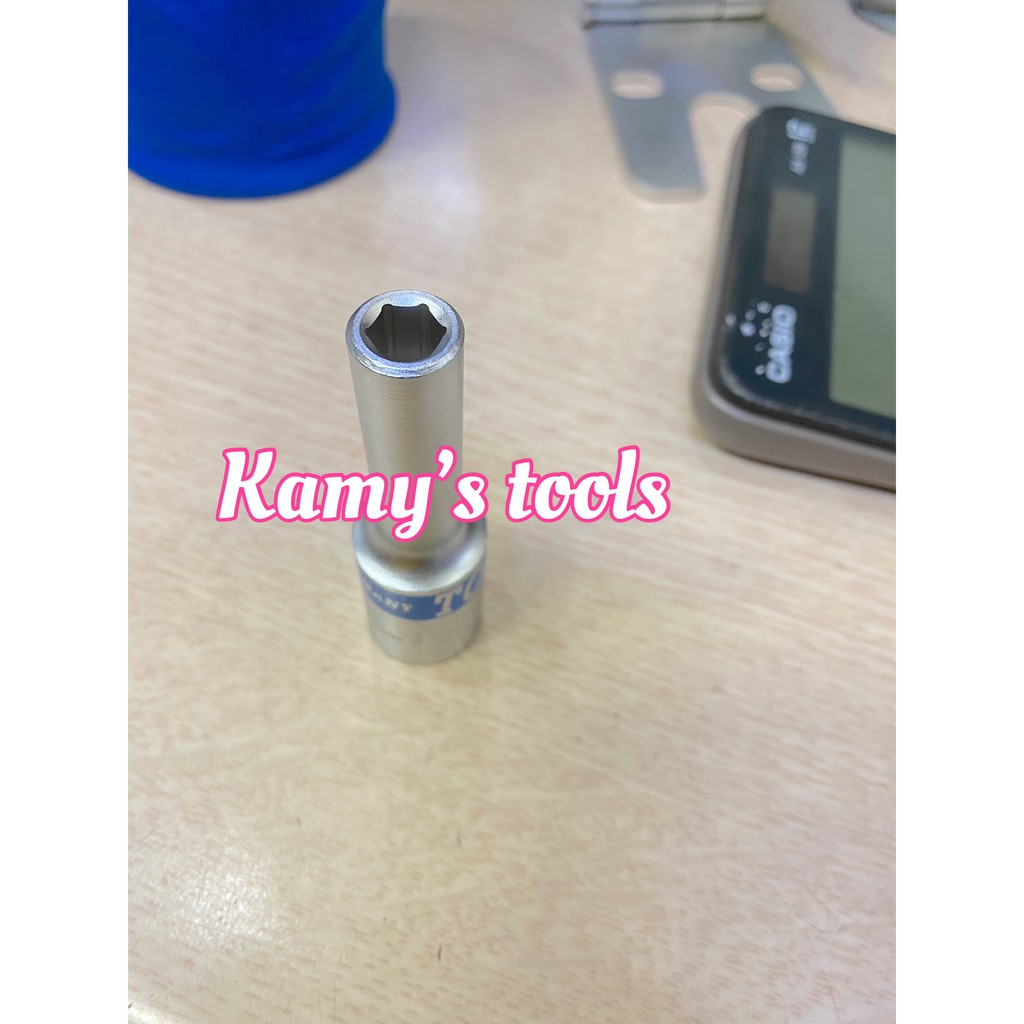 [HCM]Đầu tuýp dài TOP lỗ 1/2" 8mm ( đầu khẩu dài đầu tuýp dài)