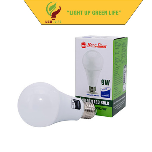Bóng đèn led bulb rạng đông a60n1 9w
