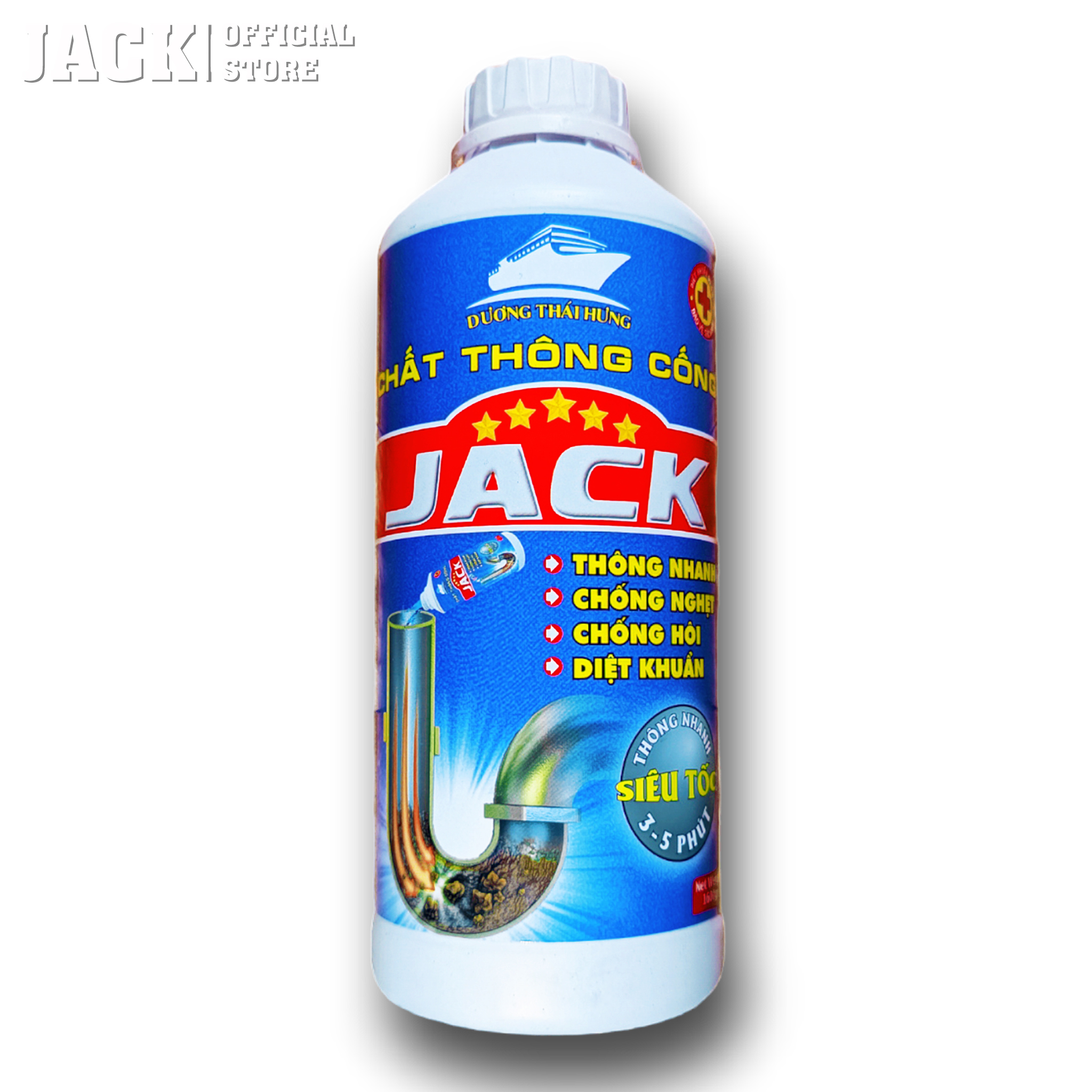 Chất Thông Cầu, Thông Cống Siêu Mạnh Jack 1,6 Lít