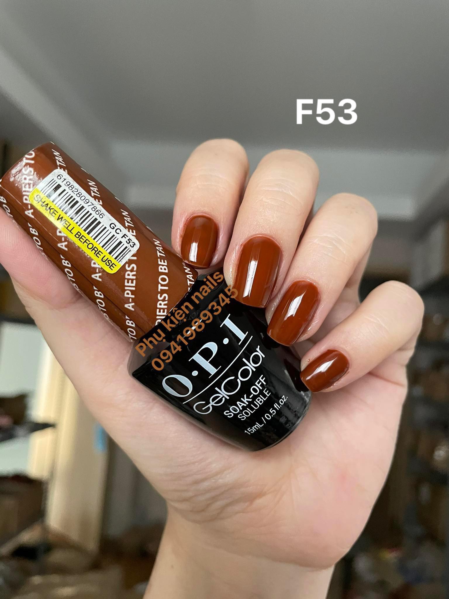 Sale 50% Sơn Gel Hơ Máy Opi (GCF53)