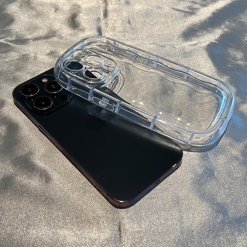 Ốp Điện Thoại Silicon Dày Mềm Màu Trong Suốt Cho IPhone 11 12 13 14 Pro Max XR X 7 8 Plus XS Max 6 6S SE 2020